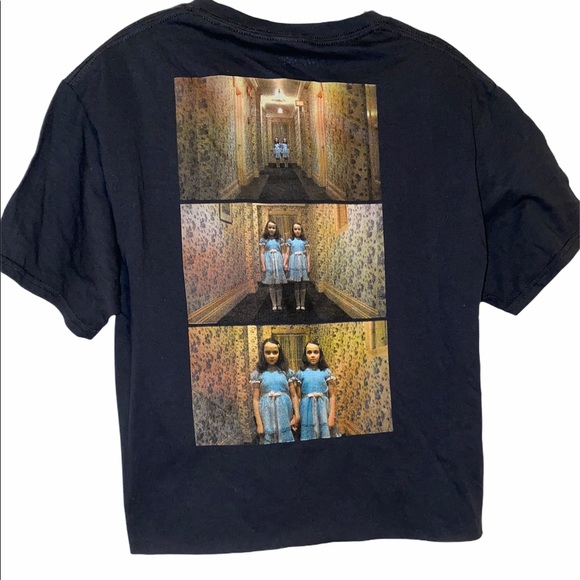 New The Shining Movie Crop Tee Shirt Sz 